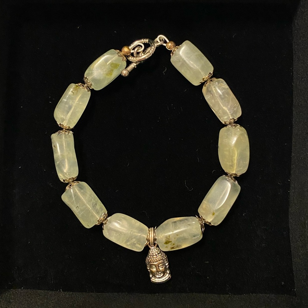 Green buddha bracelet